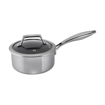 Casserole Hâws Santo hybrid coating avec couvercle 1,5 L - Acier inoxydable - Hâws