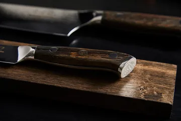 Couteau de chef Damascus By Hâws 32 cm - Wengé - Hâws