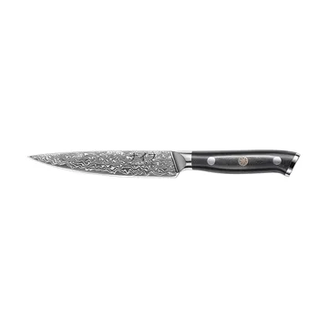 Couteau universel Damascus By Hâws 23,6 cm - Noir-acier inoxydable - Hâws