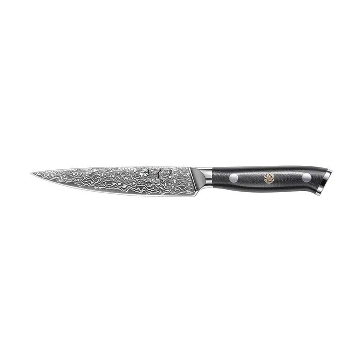 Couteau universel Damascus By Hâws 23,6 cm - Noir-acier inoxydable - Hâws