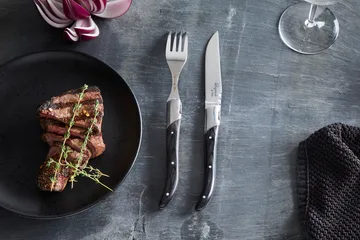 Couteaux à steak Laguiole By Hâws, lot de 6 - Black Wood - Hâws