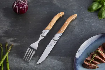 Couverts à steak Laguiole By Hâws 12 pièces - Olive - Hâws