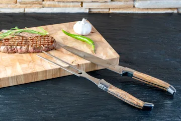 Ensemble à découper Laguiole By Hâws 2 pièces - Olive - Hâws