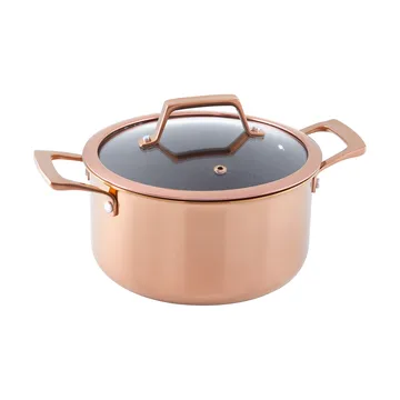 Faitout Hâws Santo avec couvercle, revêtement hybride 3,4 L - Rose Gold - Hâws