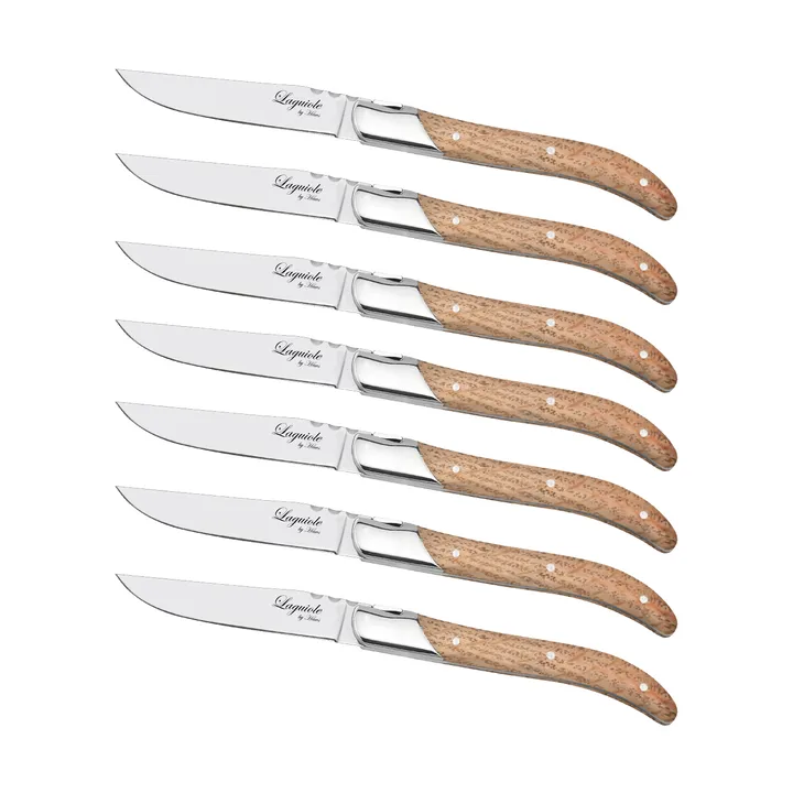 Fourchettes à steak Laguiole By Hâws, lot de 6 - Oak - Hâws