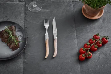 Fourchettes à steak Laguiole By Hâws, lot de 6 - Oak - Hâws