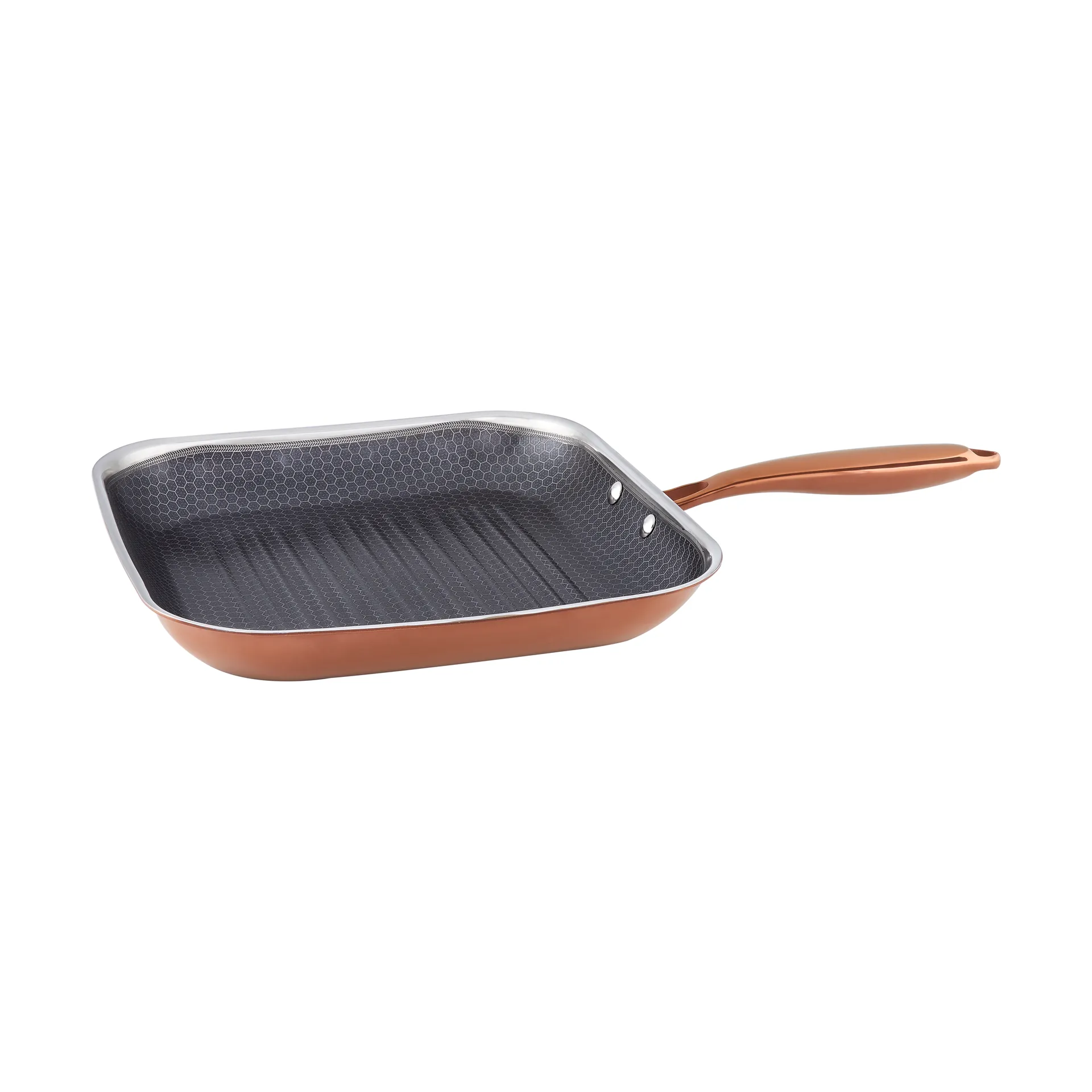Grill Hâws Santo à revêtement hybride 28 cm, Rose Gold Hâws
