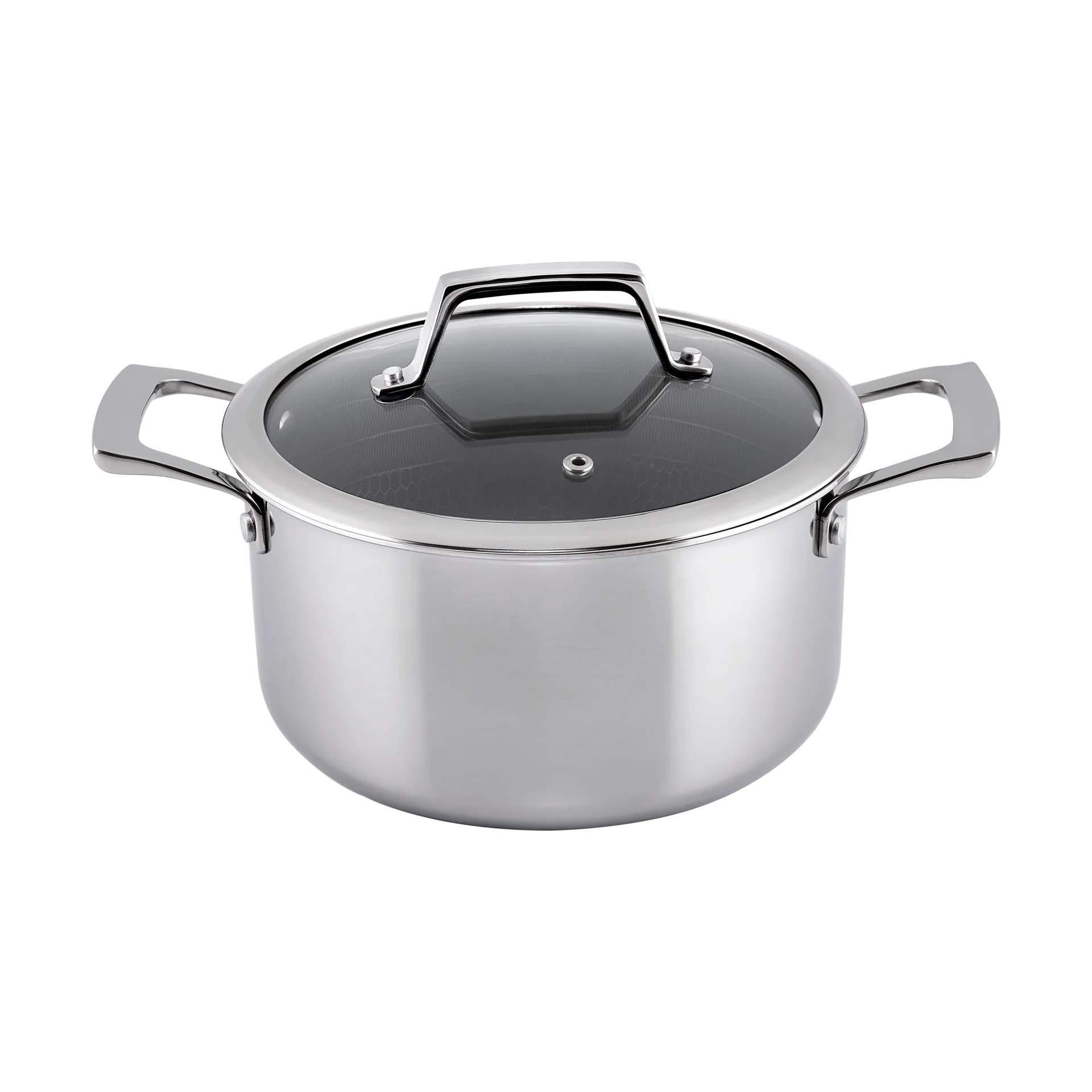 Marmite Hâws Santo hybrid coating avec couvercle 3,4 L, Acier inoxydable Hâws