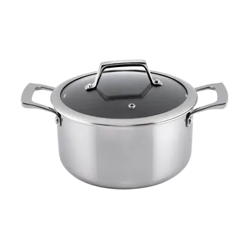 Marmite Hâws Santo hybrid coating avec couvercle 3,4 L - Acier inoxydable - Hâws