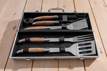 Set barbecue Laguiole By Hâws 4 pièces - Oak - Hâws
