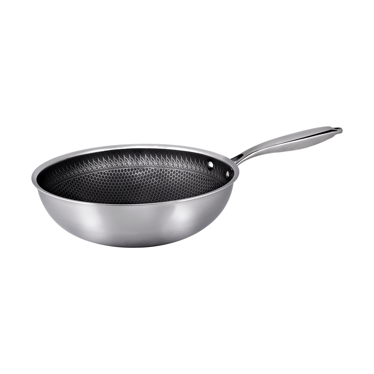 Hâws Wok Hâws Santo hybrid coating 28 cm Acier inoxydable