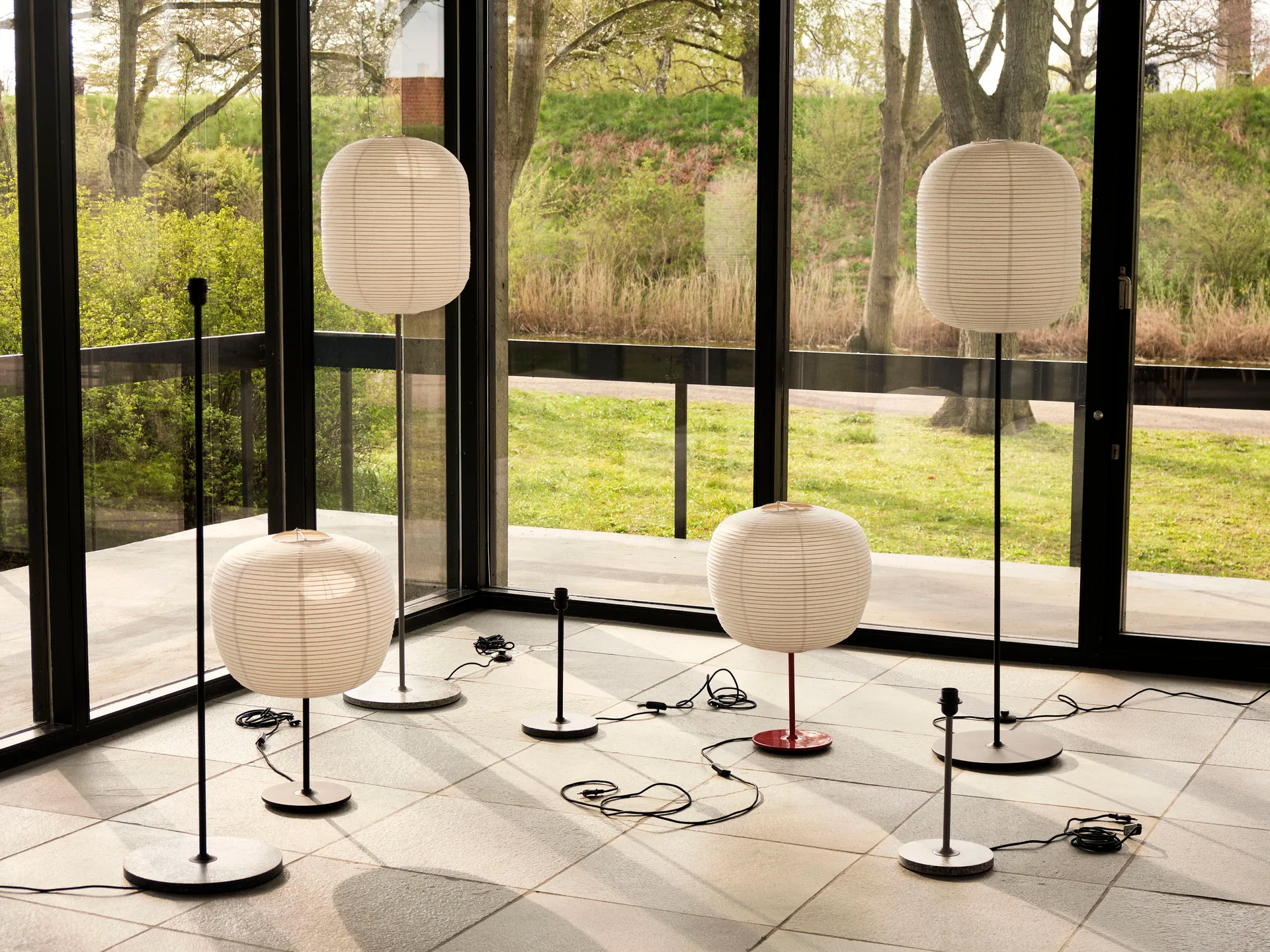 Abat-jour Common Rice paper, Oblong HAY