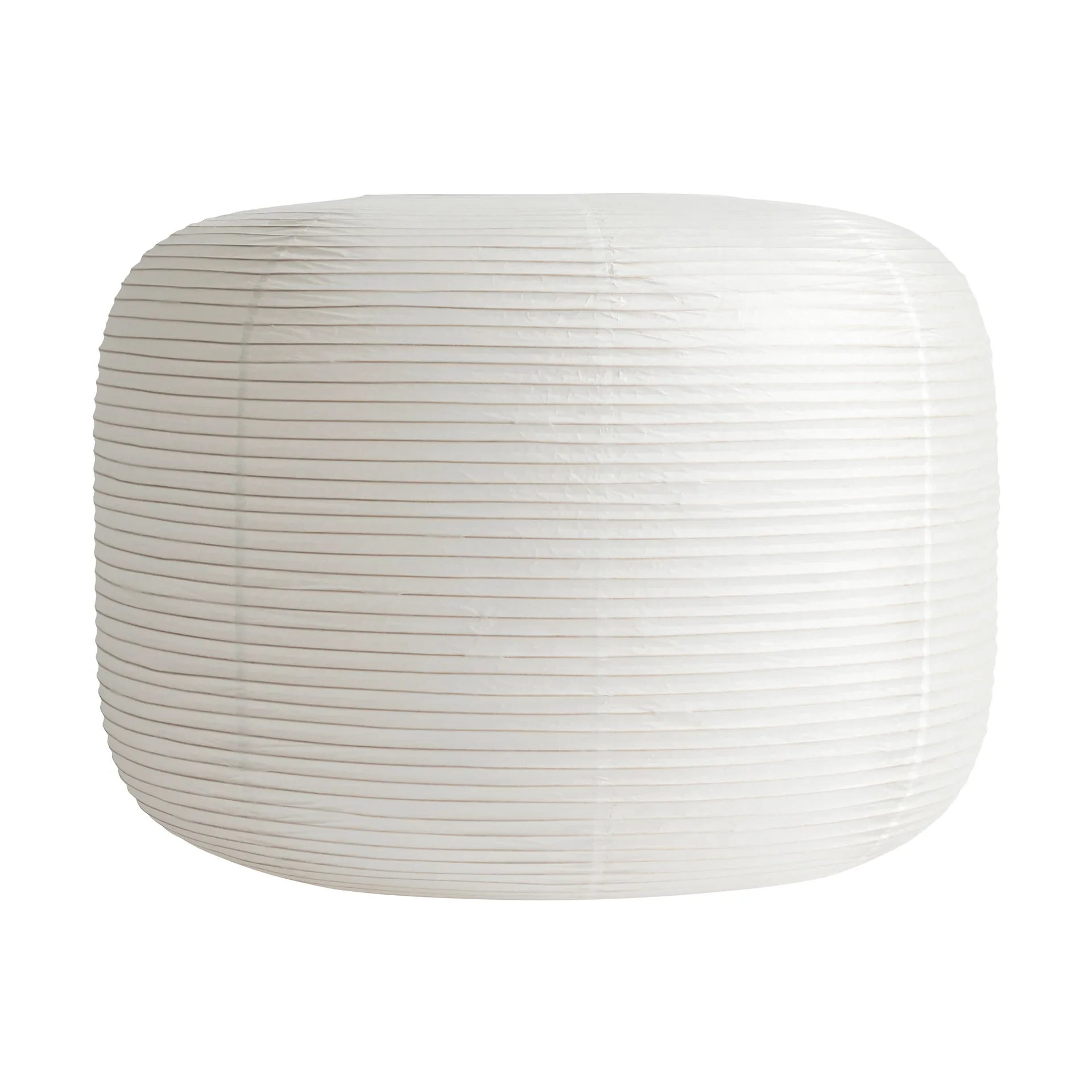 Abat-jour Paper Shade Donut, Classic white Ø80 HAY