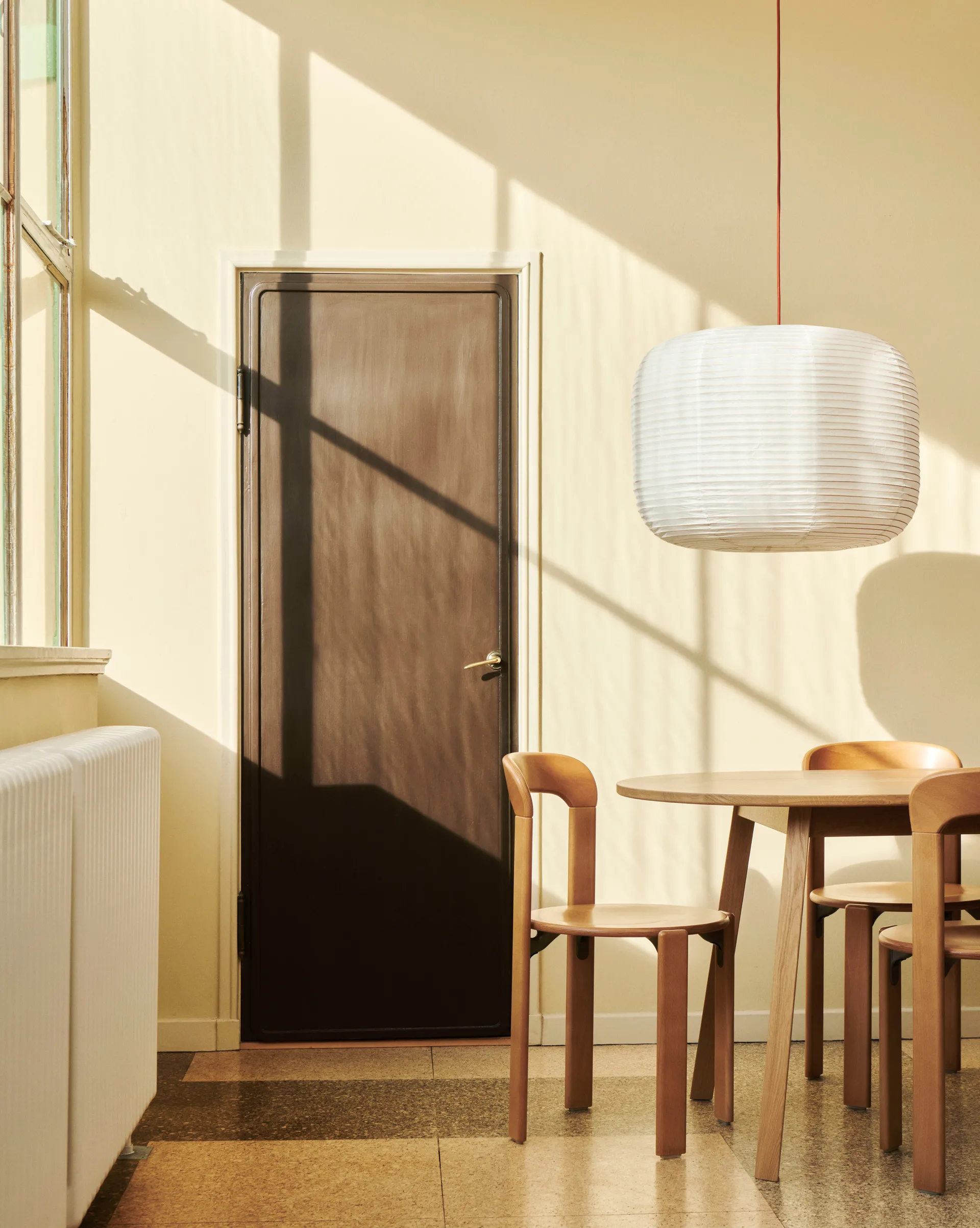 Abat-jour Paper Shade Donut, Classic white Ø80 HAY