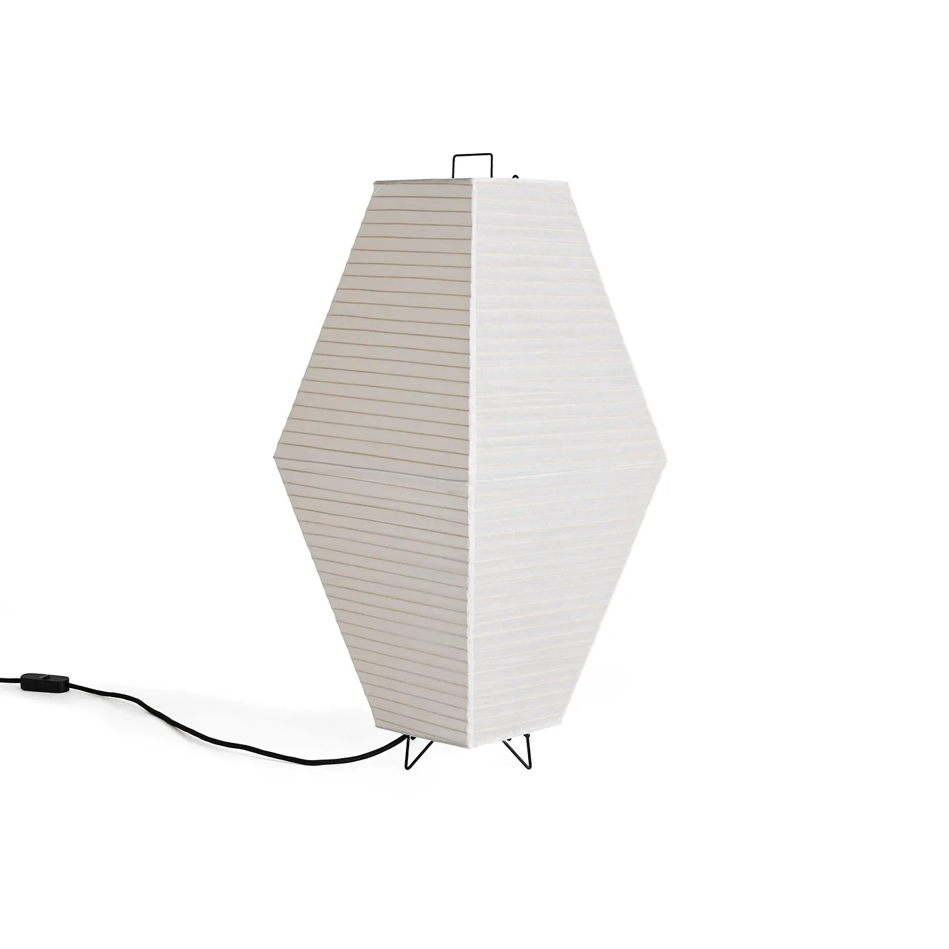 Abat-jour Paper Shade Prism pour lampadaire-lampe de table, Classic white 30x66 cm HAY