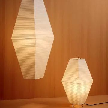 Abat-jour Paper Shade Prism pour lampadaire-lampe de table - Classic white 30x66 cm - HAY