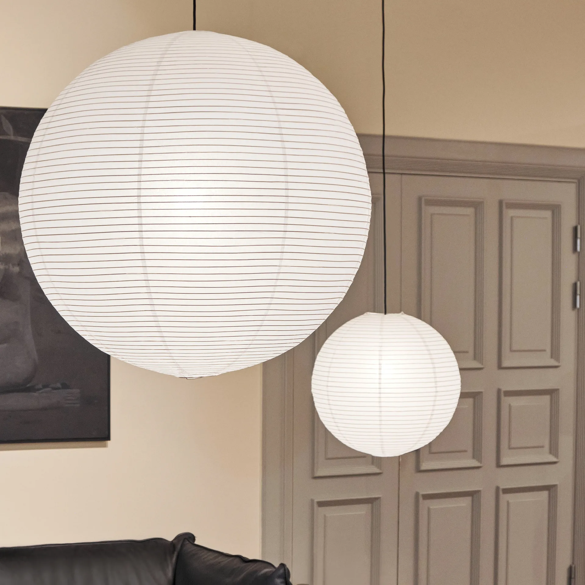 Abat-jour Rice paper Ø60 cm, Blanc HAY