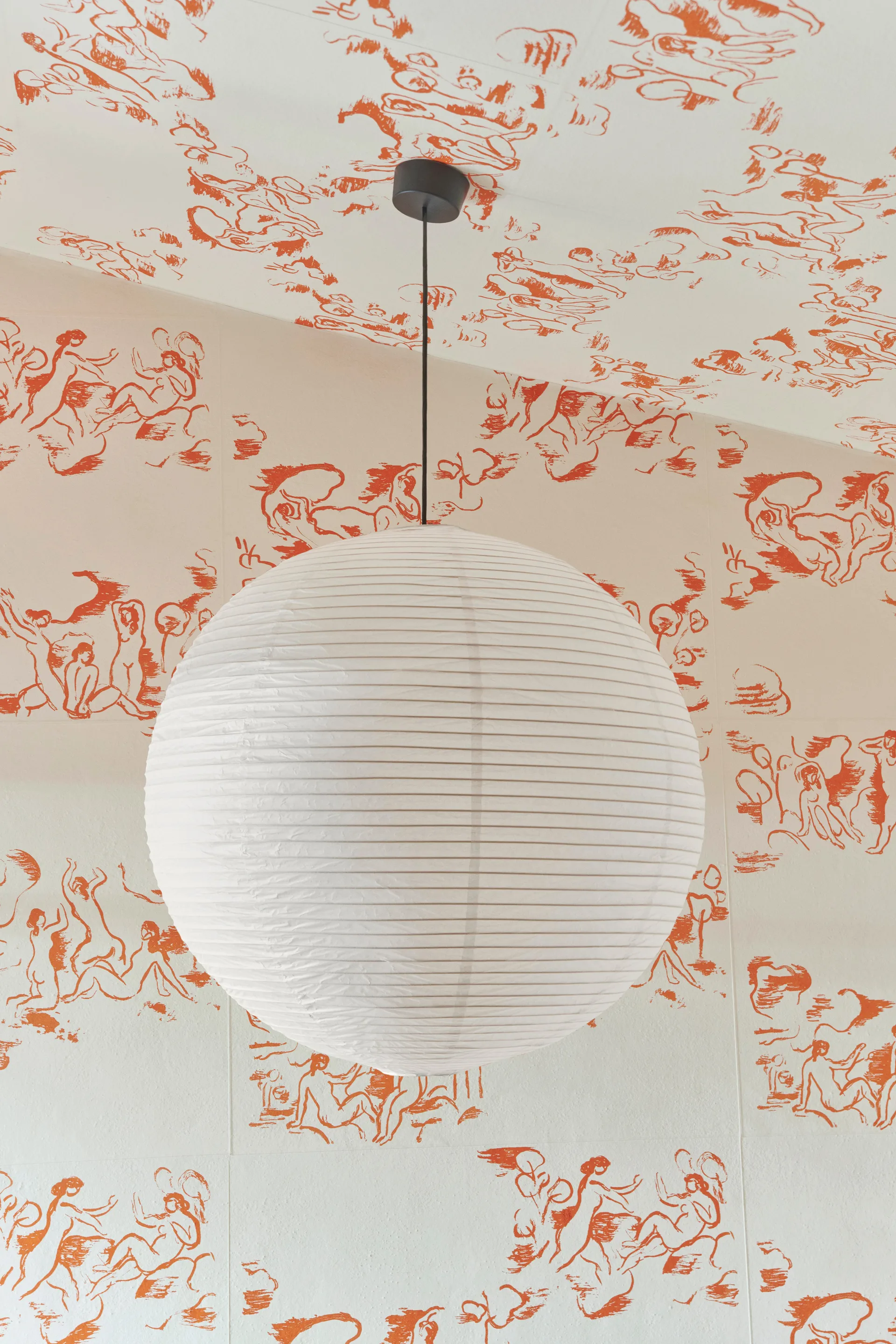 Abat-jour Rice paper Ø60 cm, Blanc HAY