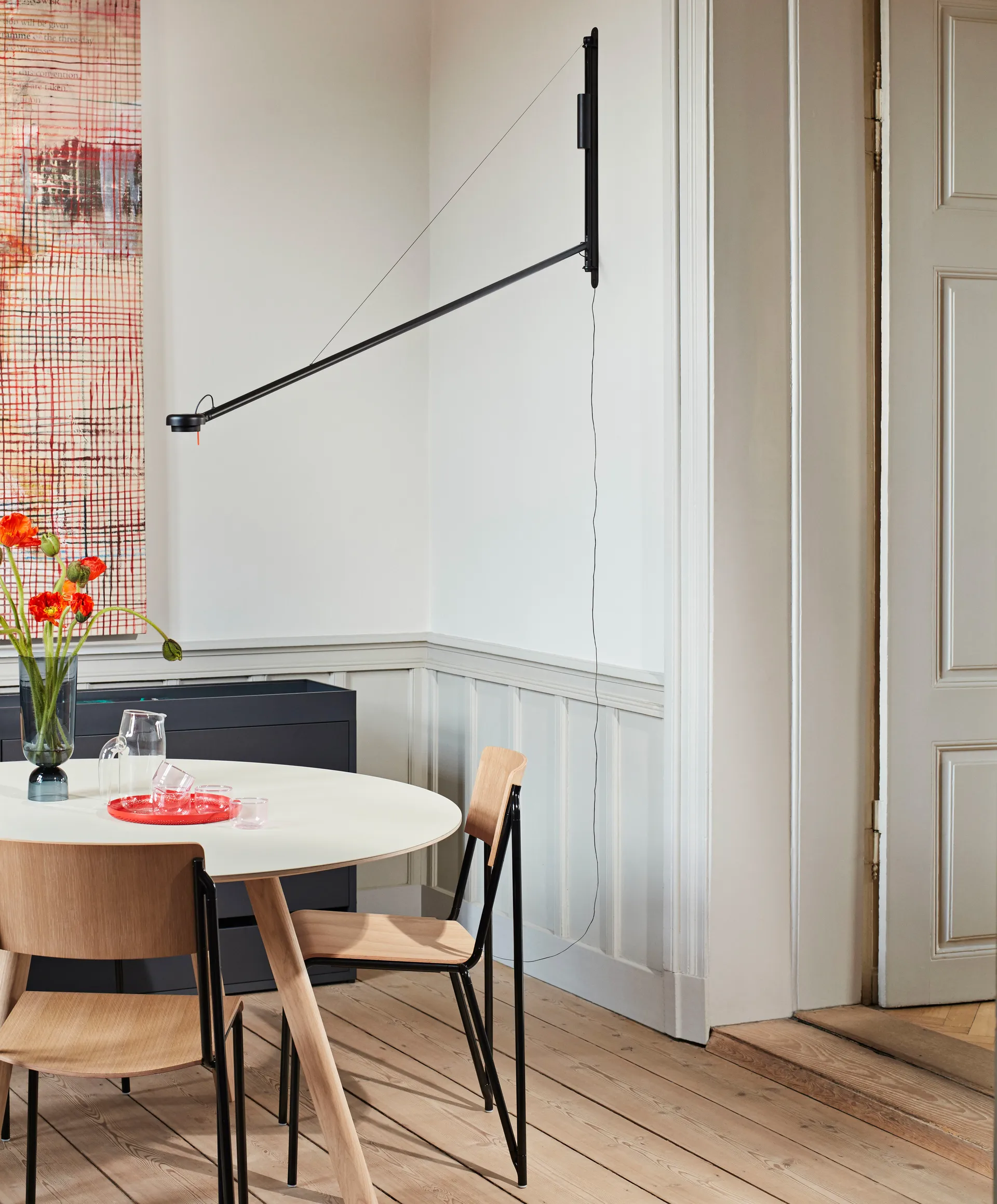 Applique murale Fifty-Fifty, Soft black HAY