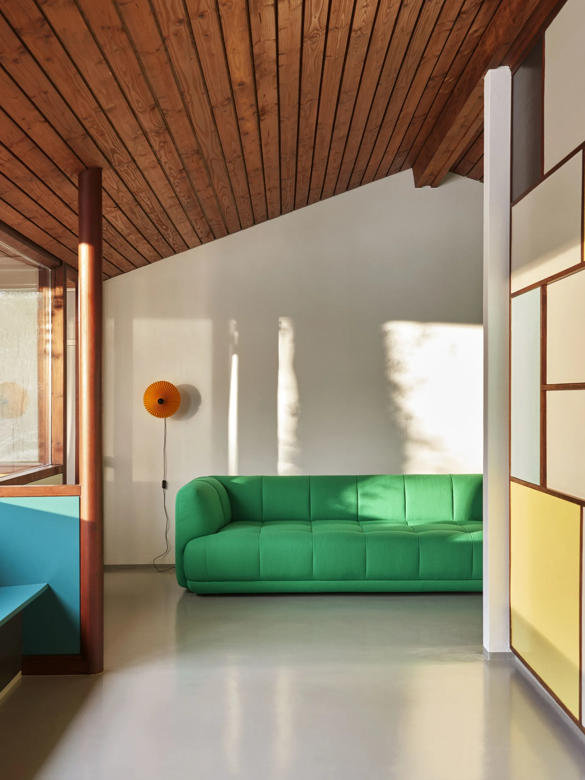 Applique murale Matin wall Ø30 cm, Yellow shade HAY