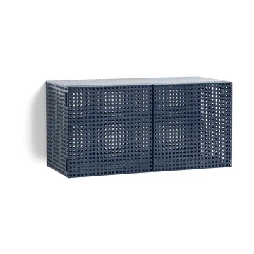 Armoire murale Perforated Cabinet small - Steel blue - HAY