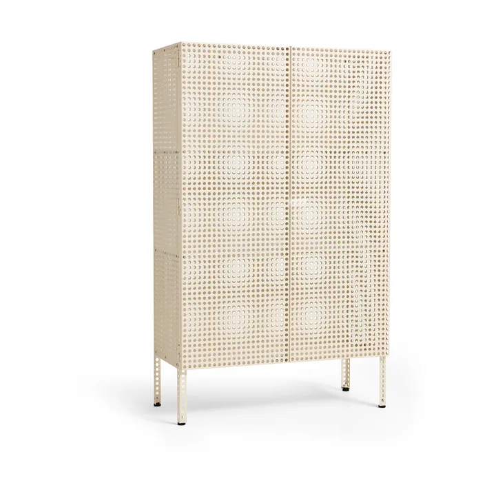 Armoire Perforated Cabinet large - Eggshell - HAY