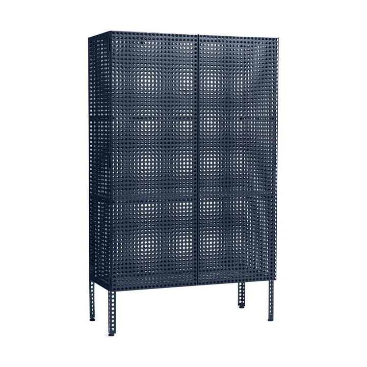 Armoire Perforated Cabinet large - Steel blue - HAY