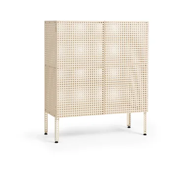 Armoire Perforated Cabinet medium - Eggshell - HAY