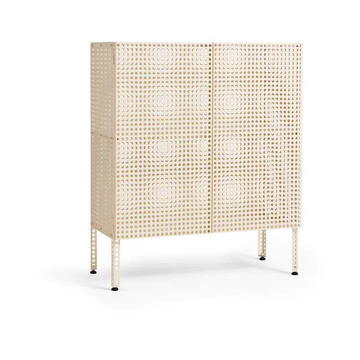 Armoire Perforated Cabinet medium - Eggshell - HAY