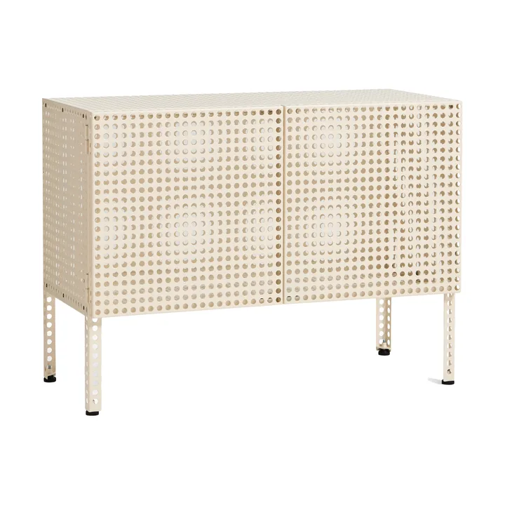 Armoire Perforated Cabinet small - Eggshell - HAY