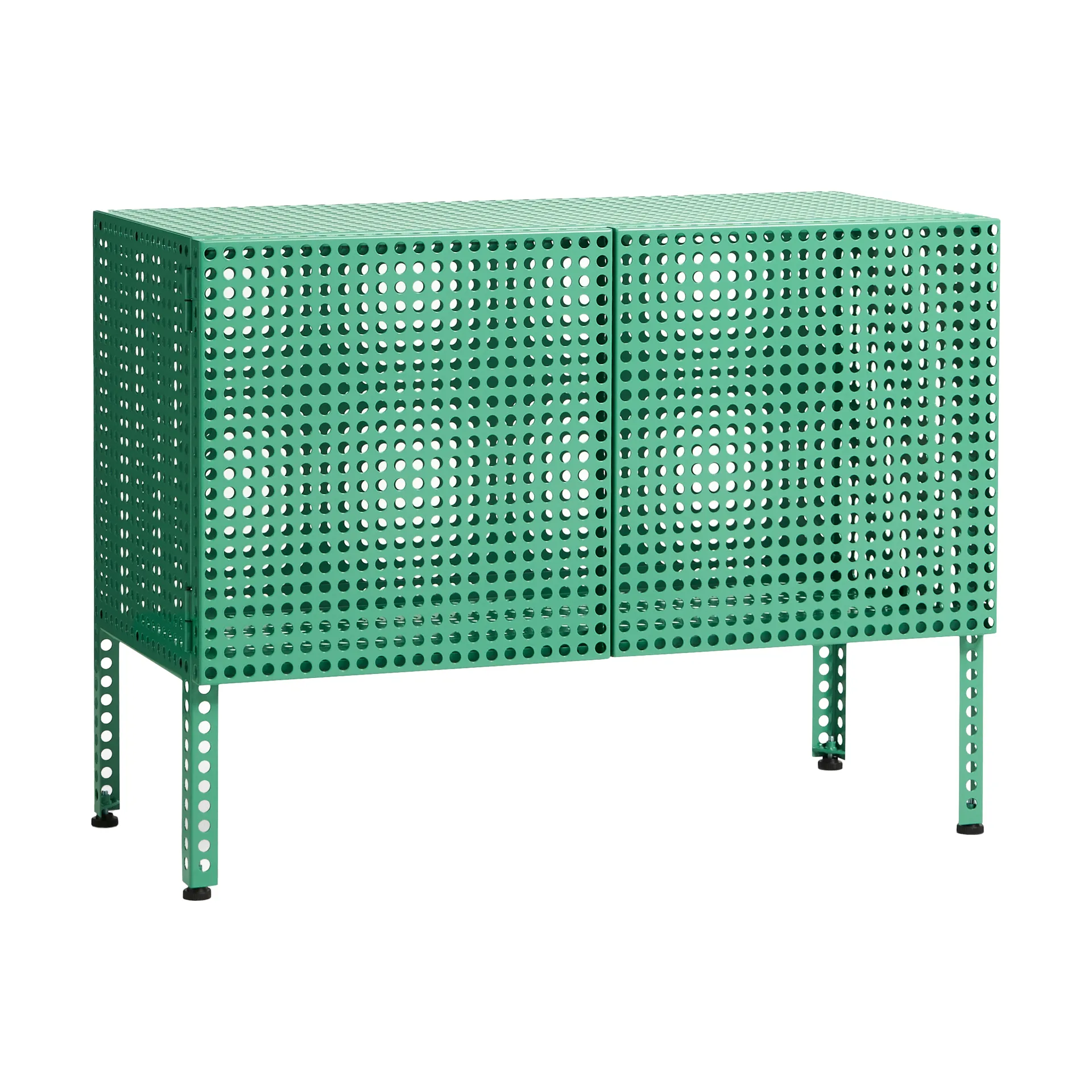 Armoire Perforated Cabinet small, Soft jade HAY