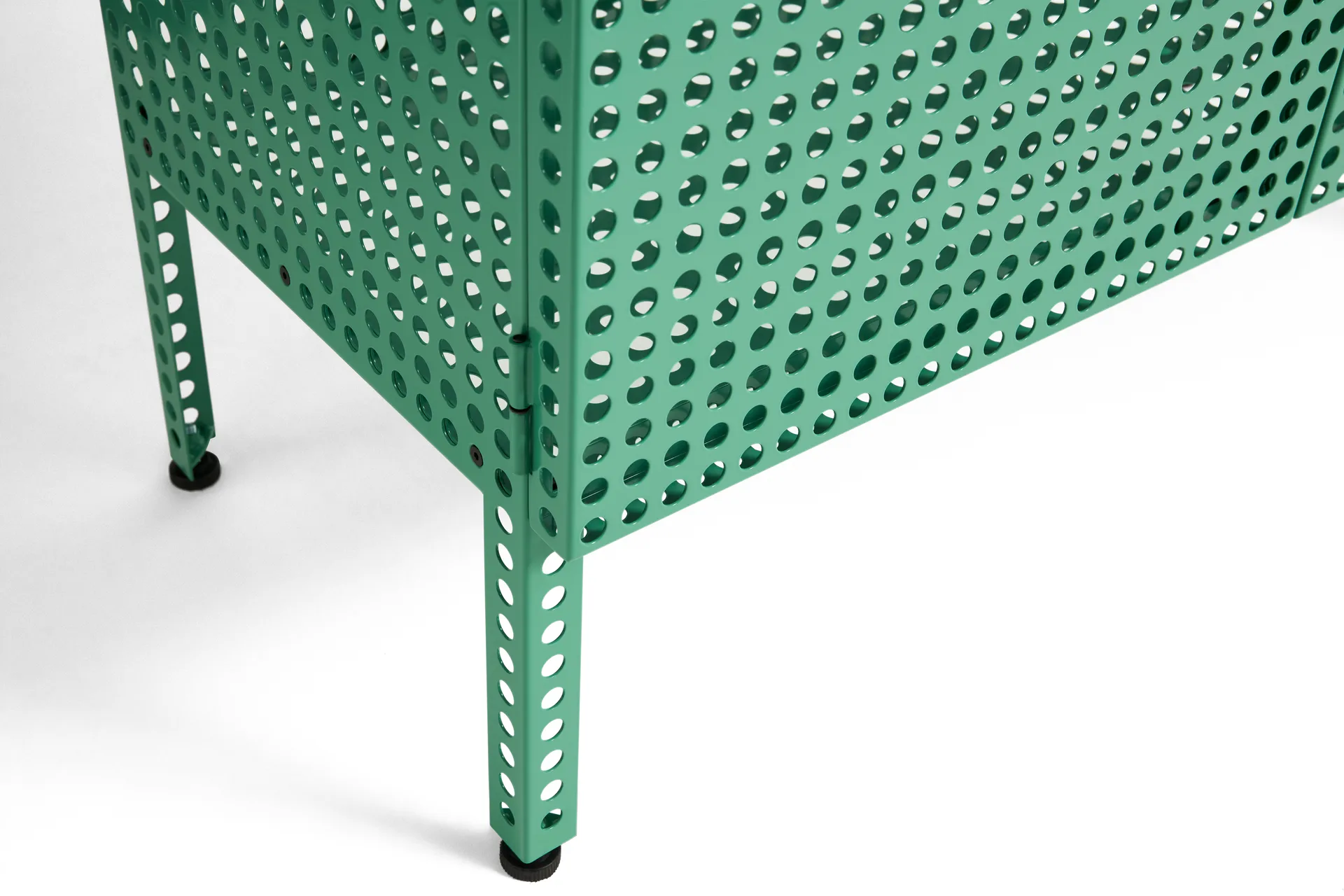 Armoire Perforated Cabinet small, Soft jade HAY