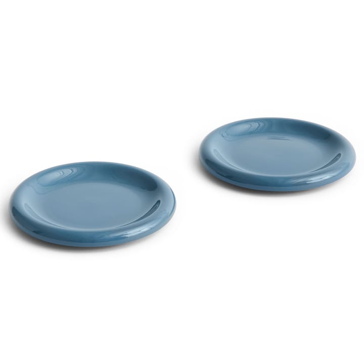 Assiette Barro Ø18 cm lot de 2 - Dark blue - HAY