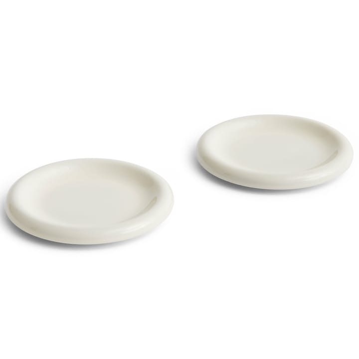 Assiette Barro Ø18 cm lot de 2 - Off-white - HAY