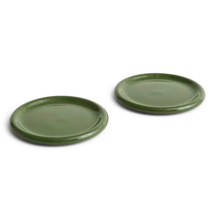 Assiette Barro Ø24 cm lot de 2 - Green - HAY