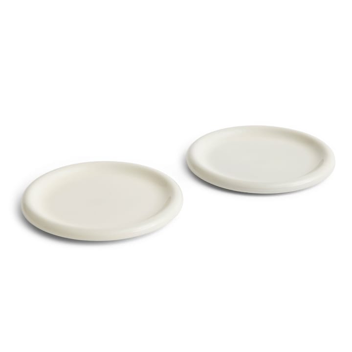 Assiette Barro Ø24 cm lot de 2 - Off-white - HAY