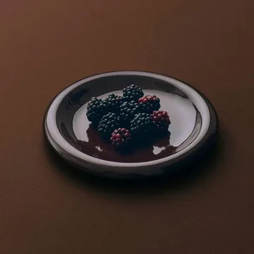 Assiette Barro - Burgundy, Ø18 cm, lot de 2 - HAY