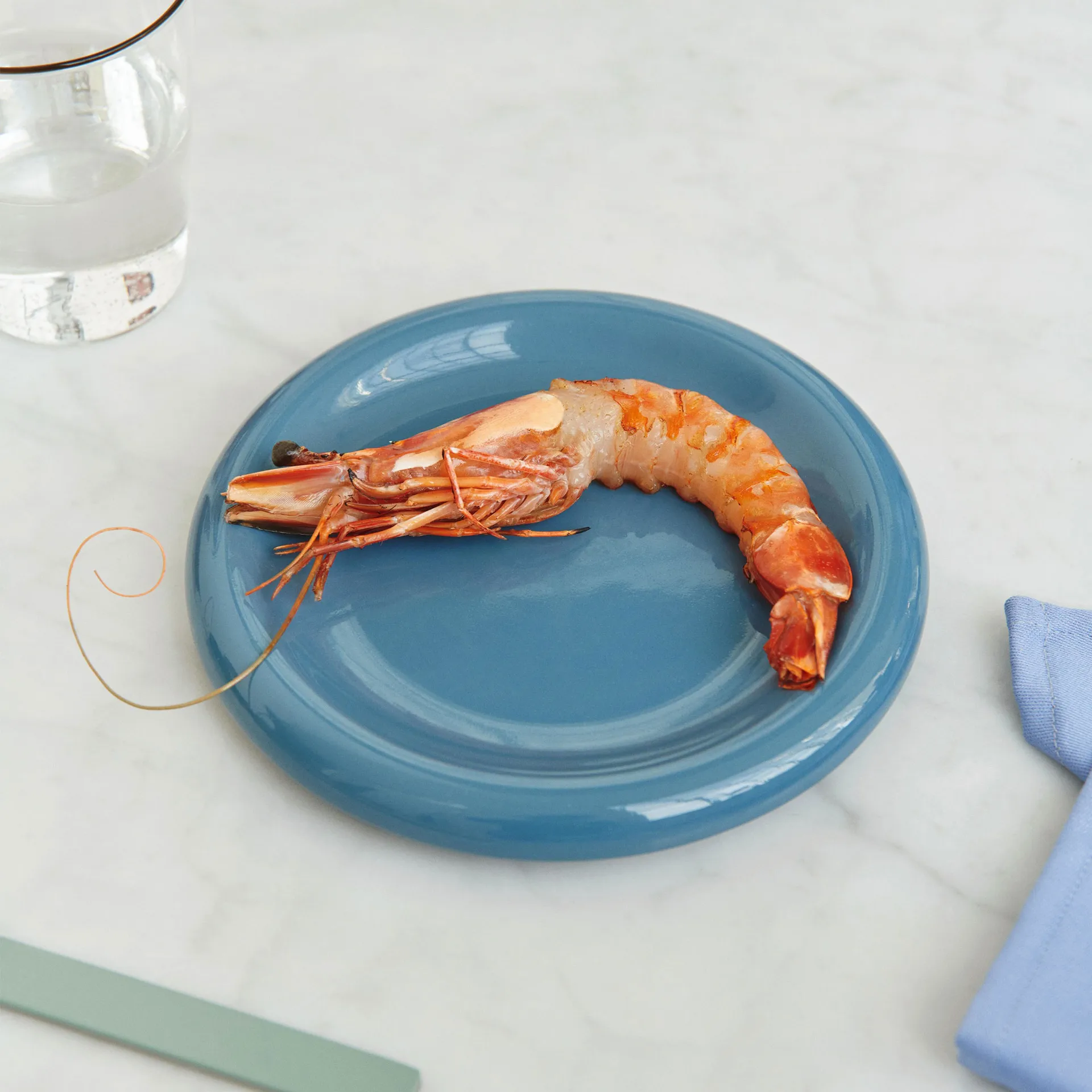 Assiette Barro, Dark blue, Ø24 cm lot de 2 HAY