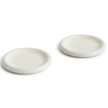 Assiette Barro - Off-white, Ø18 cm lot de 2 - HAY