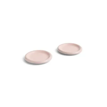 Assiette Barro - Pink, Ø18 cm lot de 2 - HAY