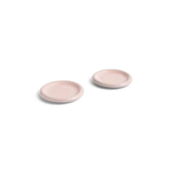 Assiette Barro - Pink, Ø18 cm lot de 2 - HAY