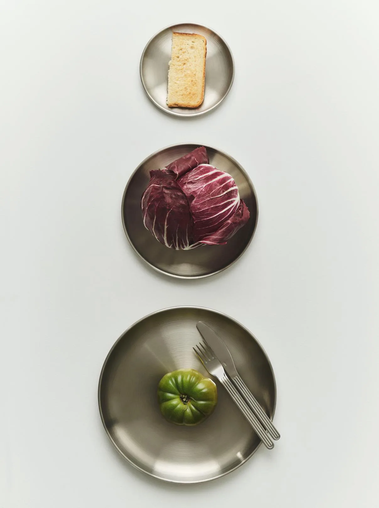 Assiette Outdoor Market, Acier inoxydable, Ø26 cm, lot de 2 HAY