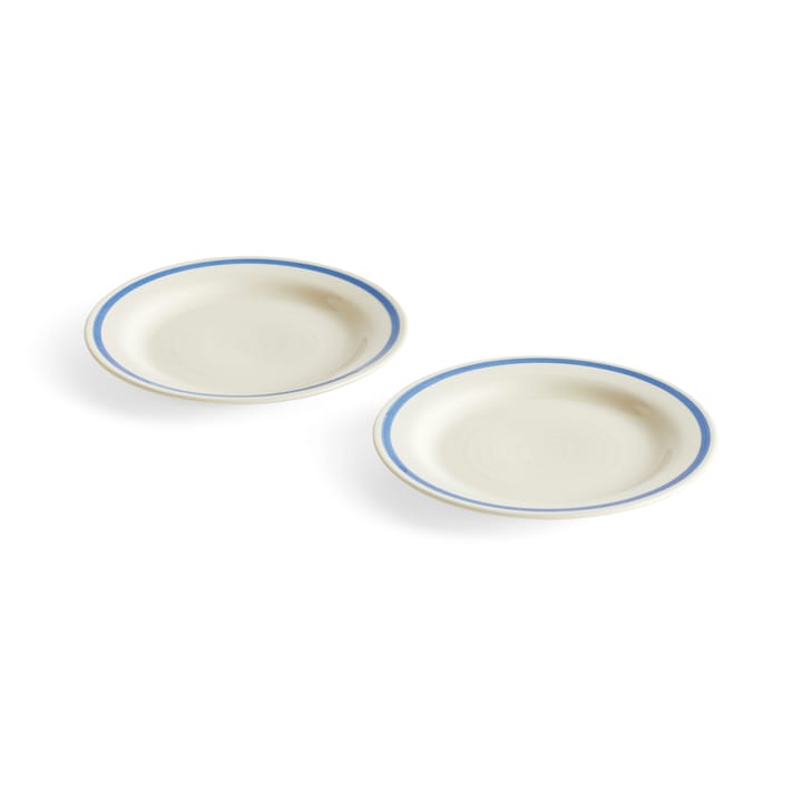 Assiette Sobremesa Ø18,5 cm Lot de 2 - Blue - HAY