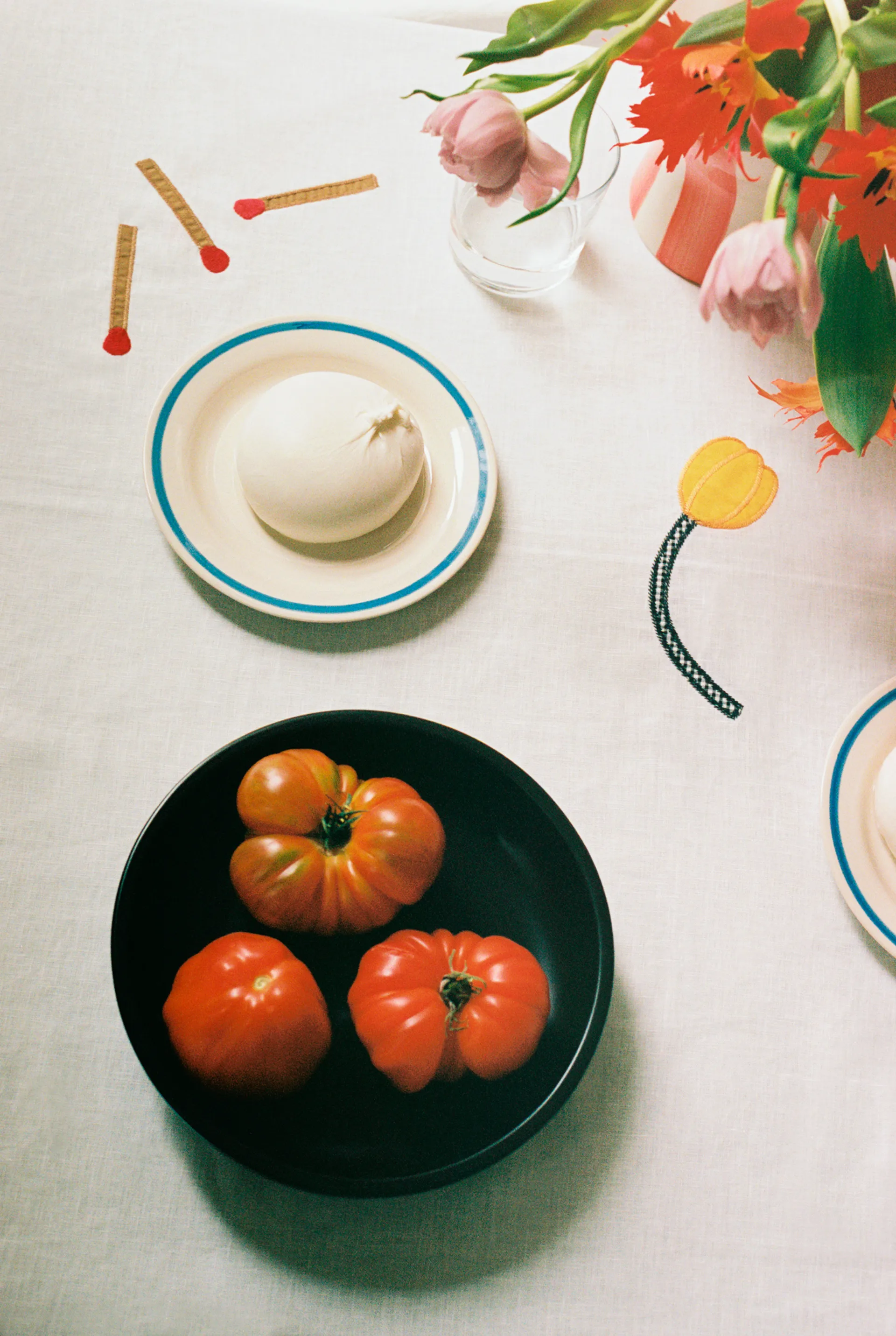 Assiette Sobremesa Ø18,5 cm Lot de 2, Blue HAY