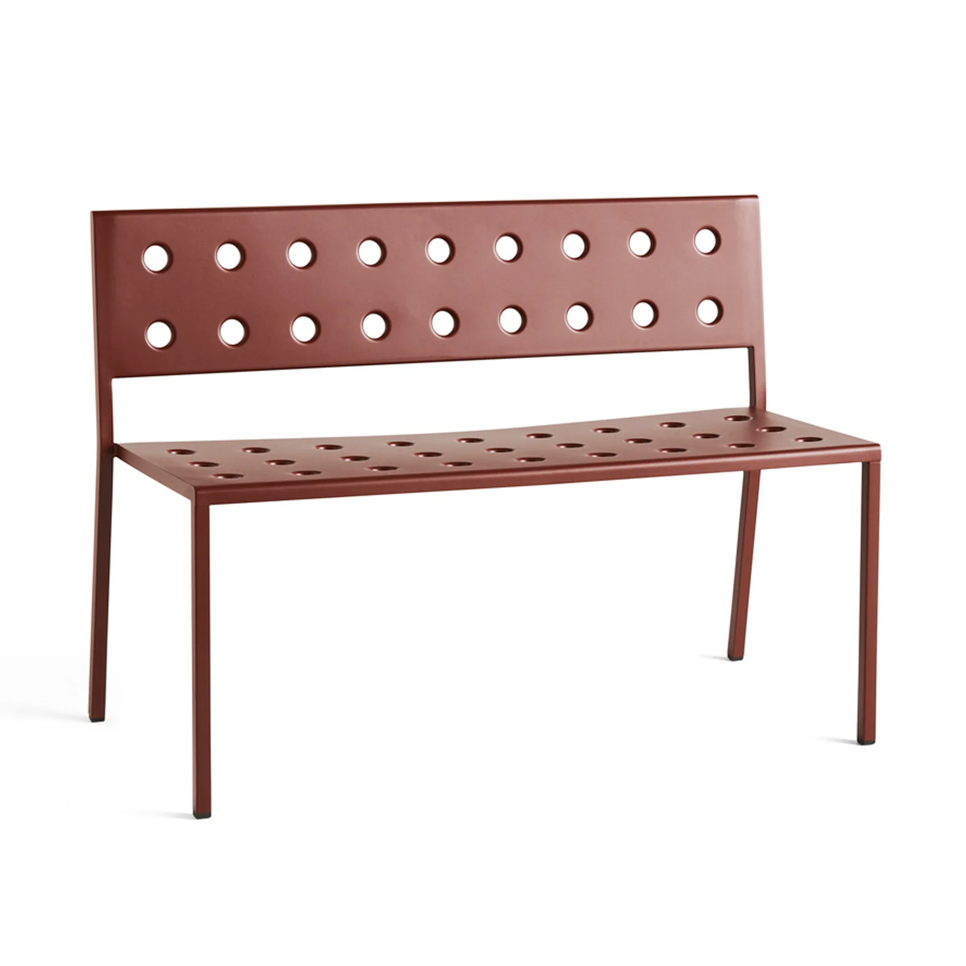 Banc Balcony Dining 114x52 cm, Iron red HAY