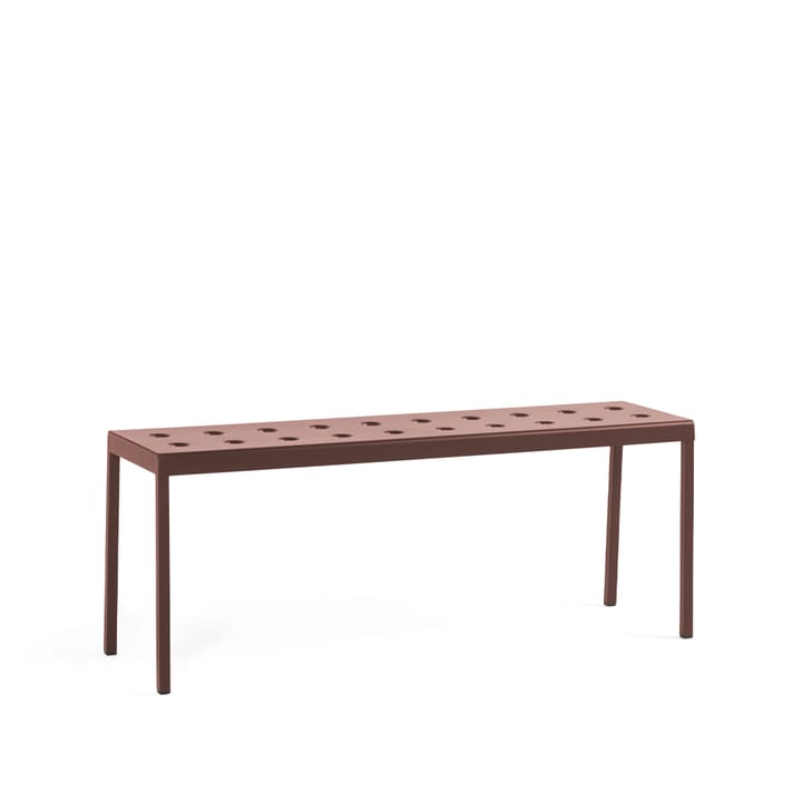 Banc Balcony - iron red, 119,5 cm - HAY