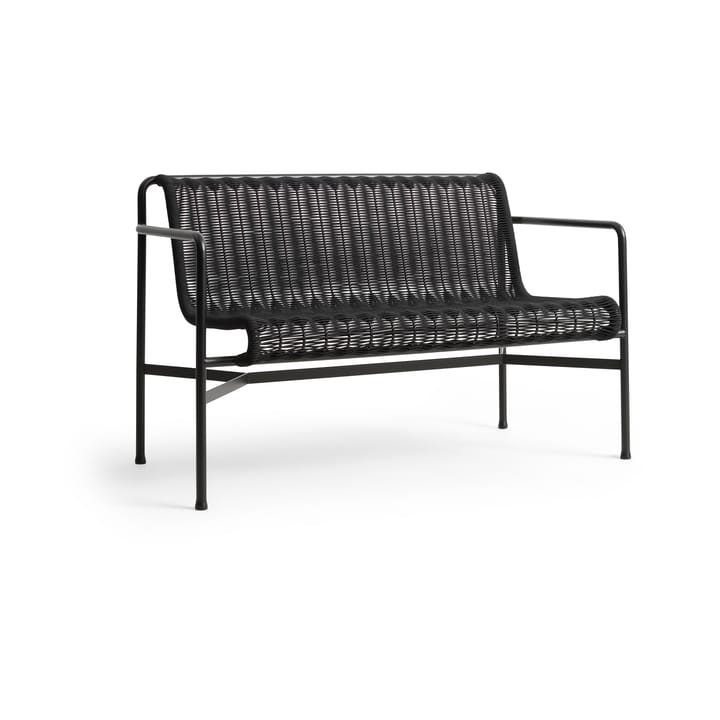 Banc Dining Palissade Cord avec accoudoirs HAY - Anthracite - HAY