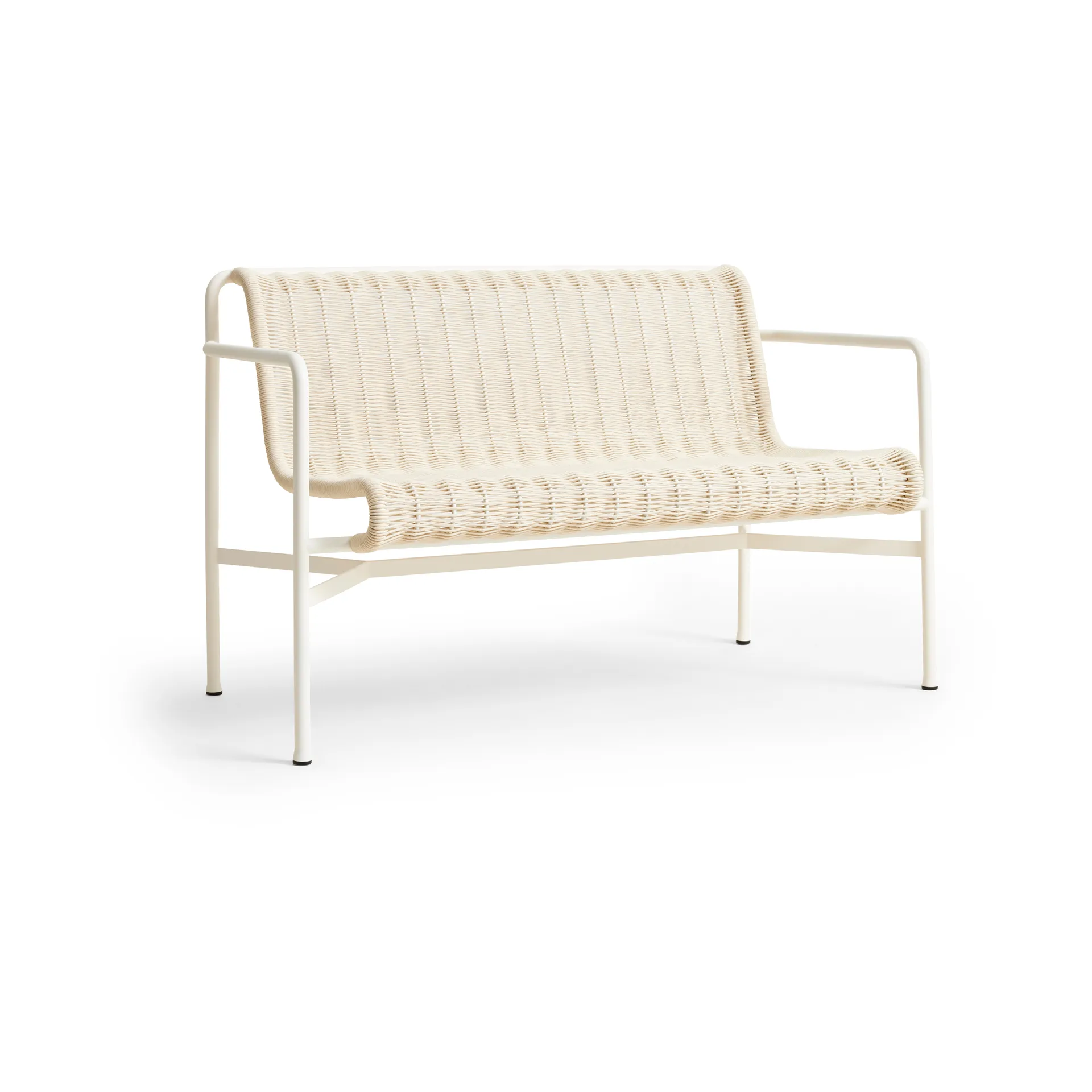 Banc Dining Palissade Cord avec accoudoirs HAY, Cream white HAY