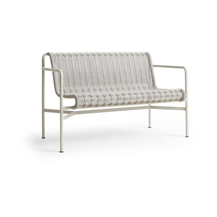 Banc Dining Palissade Cord avec accoudoirs HAY - Sky grey - HAY