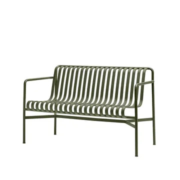 Banc Palissade Dining avec accoudoirs - Olive - HAY